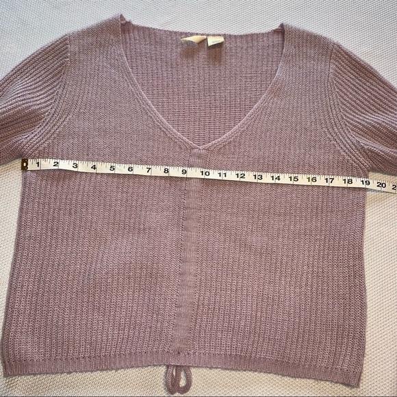 Sky & Sparrow Sweater, Lilac, sz L - Picture 3 of 7